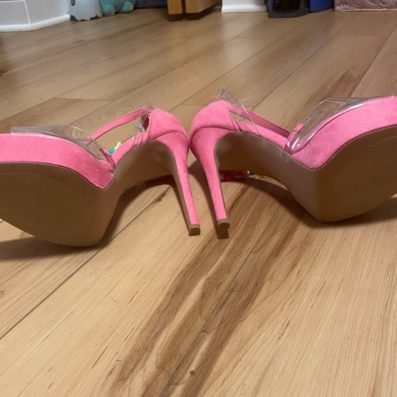 Daylee heeled pink sandal - Picture 6 of 6